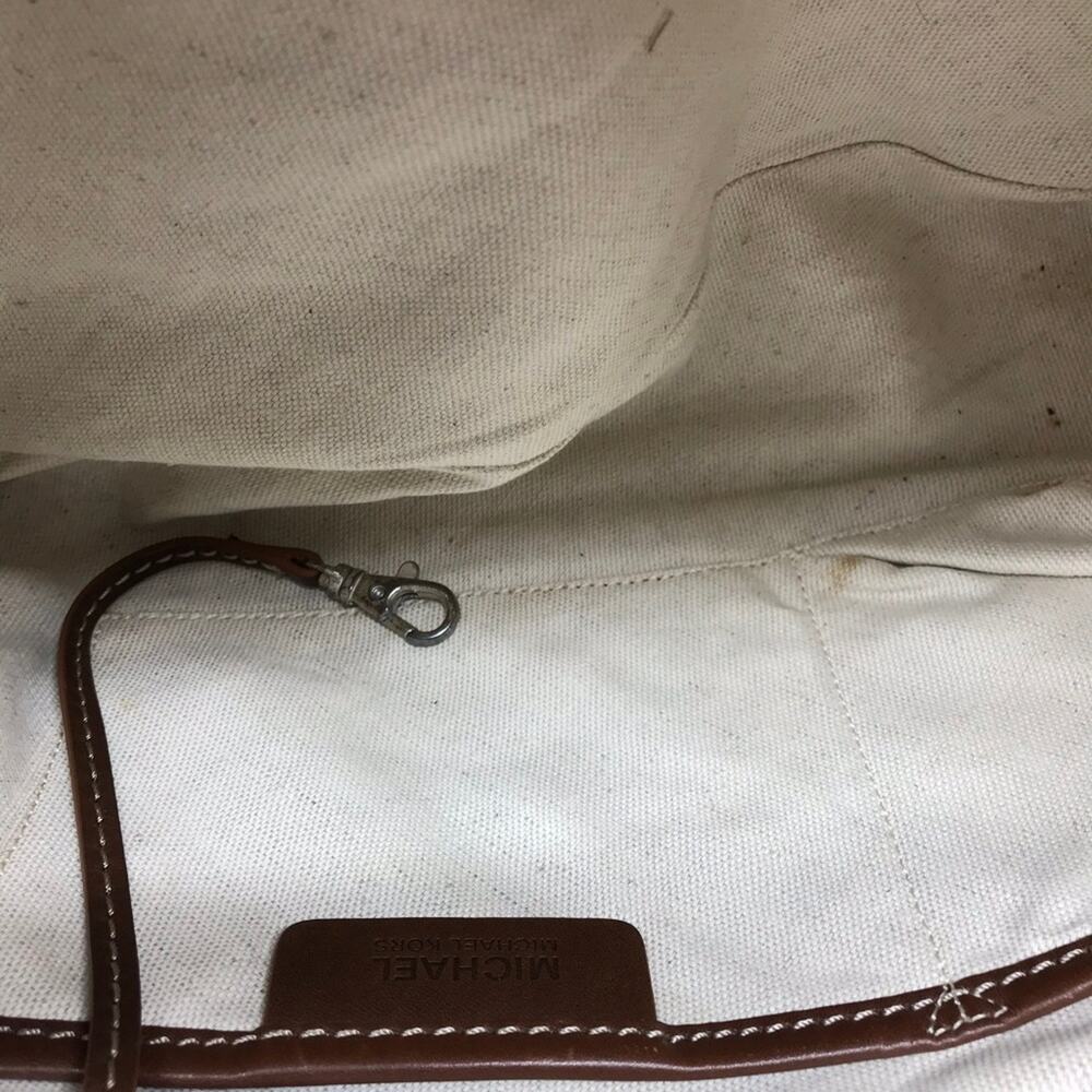 Michael Kors Large Jacquard Fabric Tote Bag - Picture 7 of 8